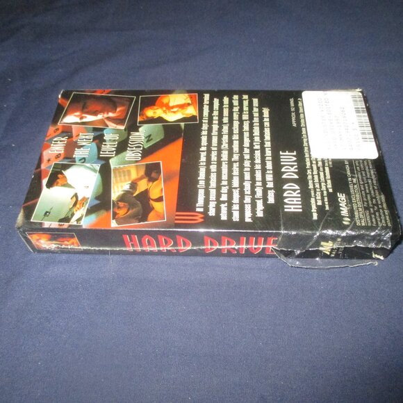 Hard Drive (VHS, 1994) Rare OOP Hot Sexy Thriller - Picture 3 of 6